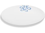 Gmundner Ceramics Pur Flamed Blue, Piatto Da Portata Ovale (33X26 Cm)