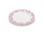 Gmundner Ceramics Red Flamed, Piatto Da Pranzo Gourmet (Ø 27 Cm)