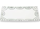 Piatto Rettangolare In Ceramica Gmundner Grigio Fiammato (30X20Cm)