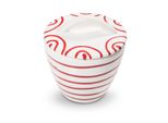 Ceramica Gmundner Rosso Fiammato, Zuccheriera Gourmet (Ø 9 Cm)