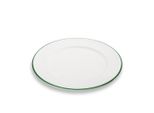 Gmundner Ceramics Green Rim, Piatto Da Pranzo Gourmet (Ø 29 Cm)