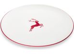 Gmundner Ceramica Bordeauxr. Cervo, Piatto Da Portata Coppa (Ø 32 Cm)