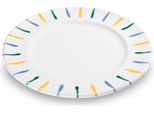 Gmundner Ceramica Fiammato Colorato, Piatto Da Pranzo Gourmet (Ø 27 Cm)