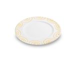 Gmundner Ceramics Giallo Fiammato, Piatto Da Pranzo Gourmet (Ø 27 Cm)