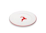 Ceramica Gmundner Cervo Rosso Rubino, Piatto Da Pranzo Gourmet (Ø 29 Cm)
