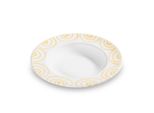 Gmundner Ceramics Giallo Fiammato, Piatto Fondo Gourmet (Ø 24 Cm)