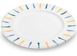 Gmundner Ceramica Fiammato Colorato, Piatto Da Pranzo Gourmet (Ø 29 Cm)