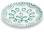 Gmundner Ceramica Verde Fiammato Piatto Da Pranzo Coppa 25 Cm