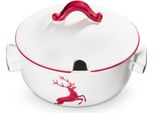 Ceramica Gmundner Bordeauxr. Cervo, Pentola Per Zuppa (2L)