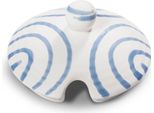 Gmundner Ceramics Blu Fiammato, Piatto Per Pasta Gourmet (Ø 29 Cm)