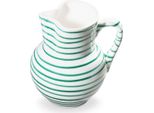 Gmundner Keramik Brocca Verde Fiammata Forma Viennese 1,5 Litri