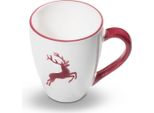 Gmundner Keramik Bordeauxr. Cervo, Tazza Da Colazione Max 0,3 Litri