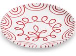 Ceramica Gmundner Rosso Fiammato, Piatto Da Portata Coppa (Ø 25 Cm)