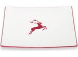 Gmundner Ceramica Bordeauxr. Cervo, Piatto Da Pranzo Trend (26X26 Cm)