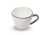 Ceramica Gmundner Bordo Grigio, Tazza Da Caffè Gourmet 0,2 Litri