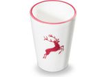 Ceramica Gmundner Rosso Bordeaux. Cervo, Tazza Per Bere (H: 11 Cm)
