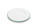 Gmundner Ceramics Green Rim, Piatto Da Pranzo Gourmet (Ø 27 Cm)