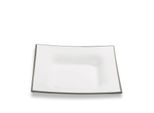 Ceramica Gmundner Orlo Grigio, Piatto Fondo Trend (20X20 Cm)