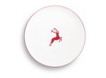 Ceramica Gmundner Cervo Rosso Rubino, Piatto Da Portata Coppa (Ø 32 Cm)