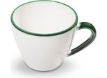 Gmundner Keramik Bordo Verde, Tazza Da Caffè Gourmet 0,2 Litri