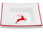 Ceramica Gmundner Cervo Rosso Rubino, Piatto Fondo Trend (20X20Cm)