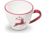 Gmundner Keramik Bordeauxr. Cervo, Tazza Da Caffè Gourmet 0,2 Litri
