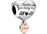 Pandora Charm Donna 788830C00 Argento Ti Amo Mamma