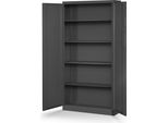 Armadio Per Archiviazione Con Serratura A Combinazione C003 Armadio In Metallo Armadio In Acciaio Verniciatura A Polvere 185 Cm X 90 Cm X 40 Cm Antracite