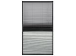 Vidaxl Zanzariera Plissettata Per Finestre In Alluminio 80X160 Cm Con Oscurante