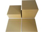 Lego® 16X16 Piastre Da Costruzione Beige Chiaro Costruibili Su Entrambi I Lati - 91405 Nuovo! Quantità 12X