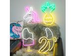 Usb Banana Led Neon Wall Light, Neon Sign Night Lights Neon Sign Neon Light Neon Sign Per Party Bar Gaming Bedroom Room Wall Decoration, Kids Birthday