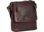 Mustang Pelle Borsa A Tracolla San Marino Leather Crossbody Bag Brown Marrone