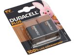Duracell Plus Alkaline E-Block 6LR61 9 V (2 Blister)
