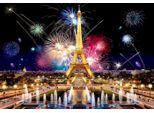 Puzzle In Legno Wooden City Night Paris 2In1, 300 Pezzi Eco