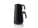 Arzum Cay Sefasi Tea Maker, Macchina Elettrica Per Il Tè Turco, Potenza 1650W, Teiera Da 1,2L, Bollitore Da 1,8L, Acciaio Inossidabile, Funzione Keep Warm, Tro