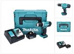 Makita Ddf 453 RG1J Trapano A Batteria 18 V 42 Nm + 1X Batteria 6,0 Ah + Caricabatterie + Makpac