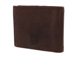 Mustang Pelle Portafoglio Asti Wallet Dark Brown Marrone