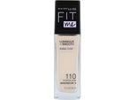 Maybelline Fit Me! Luminous + Smooth Foundation Trucco Liquido Per Un Incarnato Uniforme E Radioso 110 Porcelain 30 Ml