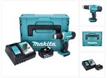 Avvitatore A Batteria Makita Ddf 453 RF1J 18 V 42 Nm + 1X Batteria 3,0 Ah + Caricabatterie + Makpac