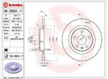 2X Brembo Disco Freno 08.D893.11 Per Volvo XC40 (536) 37Mm 280Mm