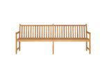 Panchina Da Giardino 228 Cm In Legno Massiccio Teak
