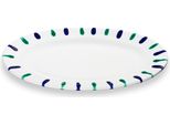 Gmundner Keramik Traunsee, Piatto Ovale Con Bandiera (21X14 Cm)