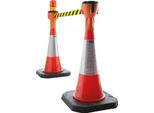 Attacco Per Cono Stradale Alct Fettuccia Arancione Da 9 M