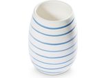 Vaso In Ceramica Gmundner Blu Fiammato (H: 15 Cm)