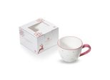 Gmundner Keramik Herzerl Rosa, Tazza Da Tè Maxima Da 0,4 Litri In Scatola