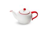 Ceramica Gmundner Bordo Rosso Rubino, Teiera Da 1,5 Litri
