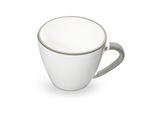 Ceramica Gmundner Bordo Grigio, Tazza Da Cappuccino 0,16 Litri