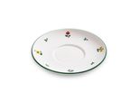 Gmundner Keramik Fiori Sparsi, Piattino Tazza Da Tè Maxima (Ø 18 Cm)