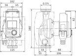 Wilo Pompa A Rotore Bagnato Ad Alta Efficienza Stratos Pico Plus 25/0,5-4, G11/2, 20W