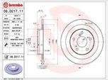 2X Disco Freno Brembo 08.D217.11 Per Honda Civic Ix (Fk) 42Mm 296Mm